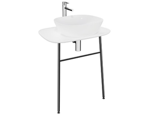 PLURAL LOW - Low ceramic console sink _ VitrA Bathrooms